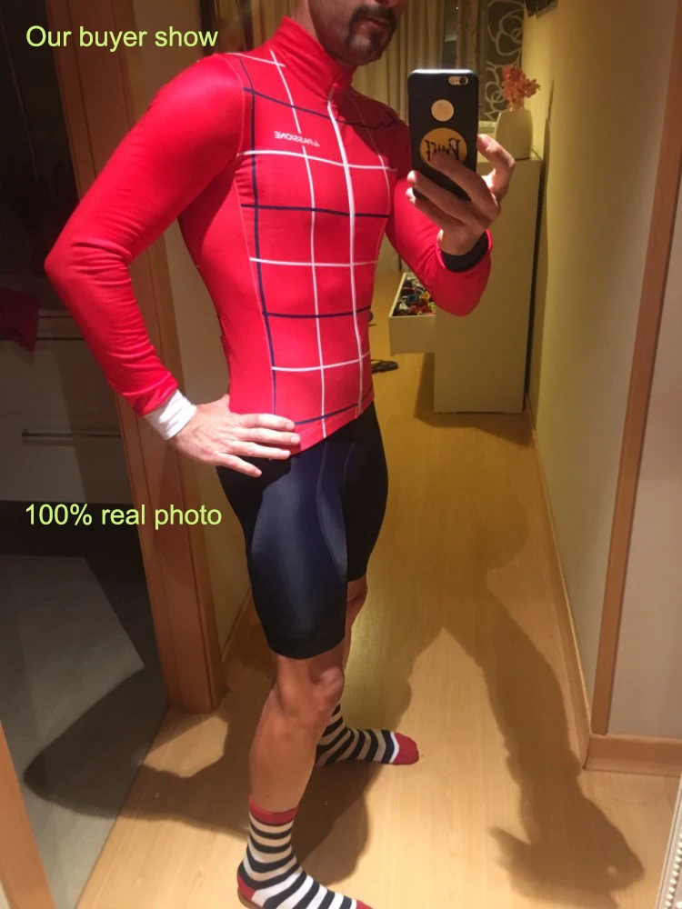 2018-la-passione-winter-thermal-fleece-long-sleeve-Cycling-Jersey-Road-mtb-cycling-Clothing-classic-fit 4