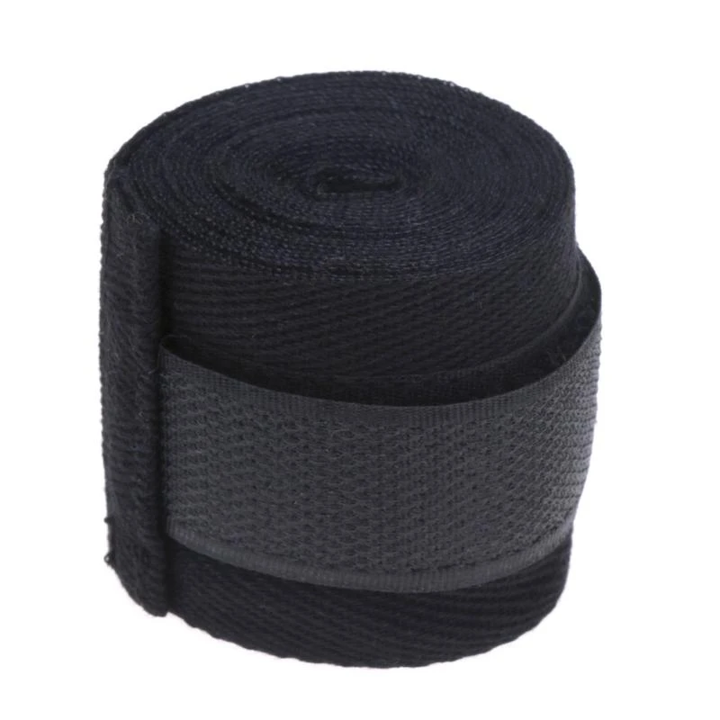 

1 Pc 2.5M Eslatic Cotton Sports Strap Boxing Bandage For Sanda Muay Thai Mma Taekwondo Hand Gloves Wraps