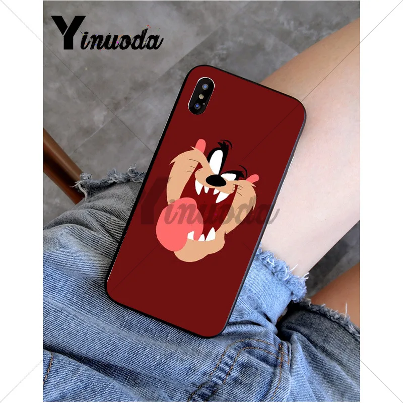 Мягкий чехол Yinuoda Looney tunies для мобильного телефона из ТПУ iPhone 5 5Sx 6 7plus 8 8Plus X XS MAX XR 11