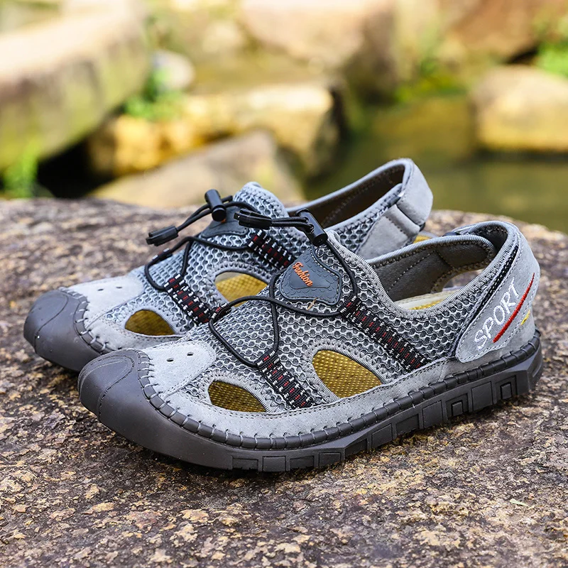 في الهواء الطلق أحذية ماء الرجال الصيف سريعة الجافة aqua أحذية المشي الصيد الأحذية المنبع تنفس الجوف خارج الصنادل حجم 38-44