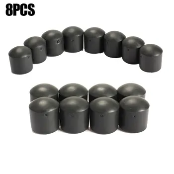 

8pcs FASTER 5/8 Inch Black Foosball Soccer Football Table Rod Lid End Cap DOG88