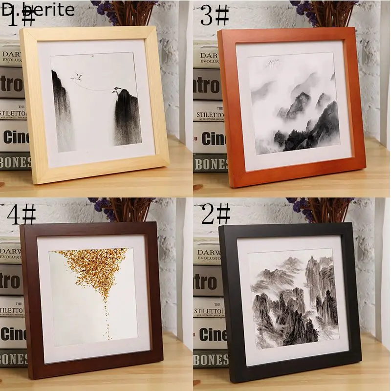 

1pcs DIY Wall Picture Album Wall Frame Picture Photo Frame Wood Crafts Home Decorations Gifts Multi Size Choice SYT9323