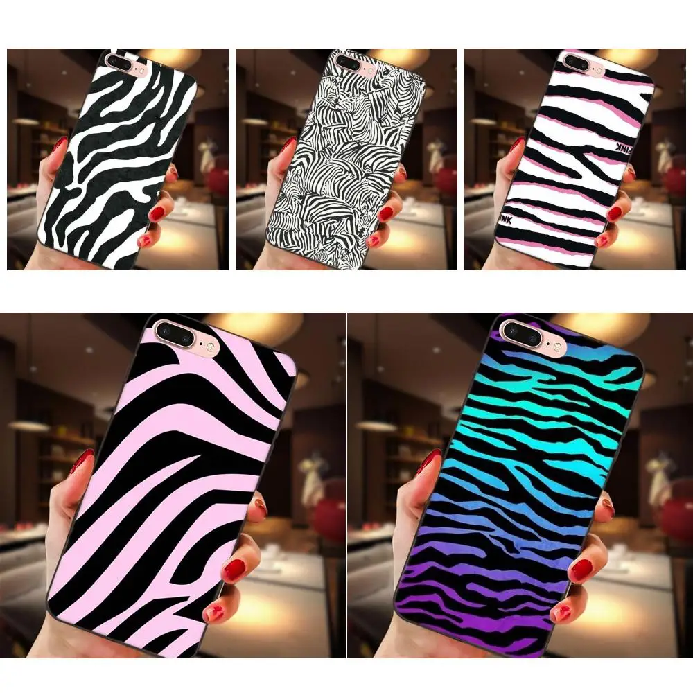 

Soft Protective Case For Xiaomi Redmi Note 2 3 4 4A 4X 5 5A 6 6A Plus Pro S2 Y2 Colorful Neon Zebra Wallpaper