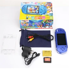 30 шт портативная игровая консоль 3,2 дюймов игровая машина CoolBaby RS-15, встроенные 318 игры, Классическая игра для psp, Поддержка AV, двойной плеер