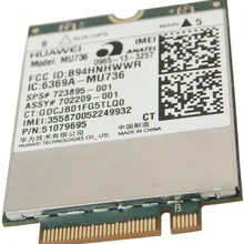 Карта для HP MU736 HS3110 HSPA+ Мобильный широкополосный модуль 3g WWAN карта для HP ProBook 440 450 серии, SPS#: 723895-001