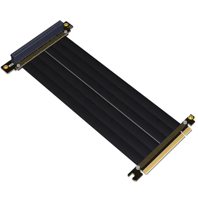 Best Value New Desktop PC Computer PCI-E 16x to 16x Riser Graphics Card Flexible Extender Cable Best Value New Desktop PC Computer PCI-E 16x to 16x Riser Graphics Card Flexible Extender Cable