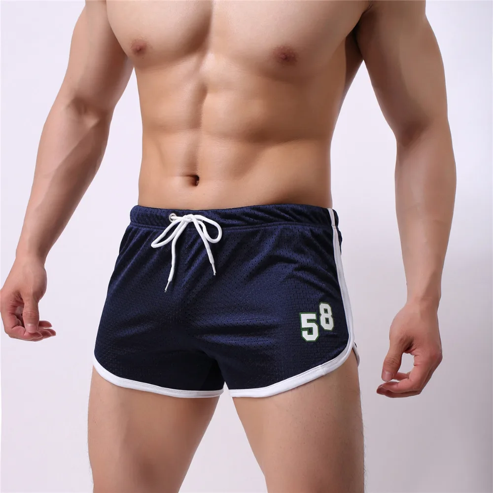 

Dropshipping new 2018 hot sell Mens Brand Jogger Sport Shorts Slim Men Black Bodybuilding Short Pants Male Fitness Gyms Shorts
