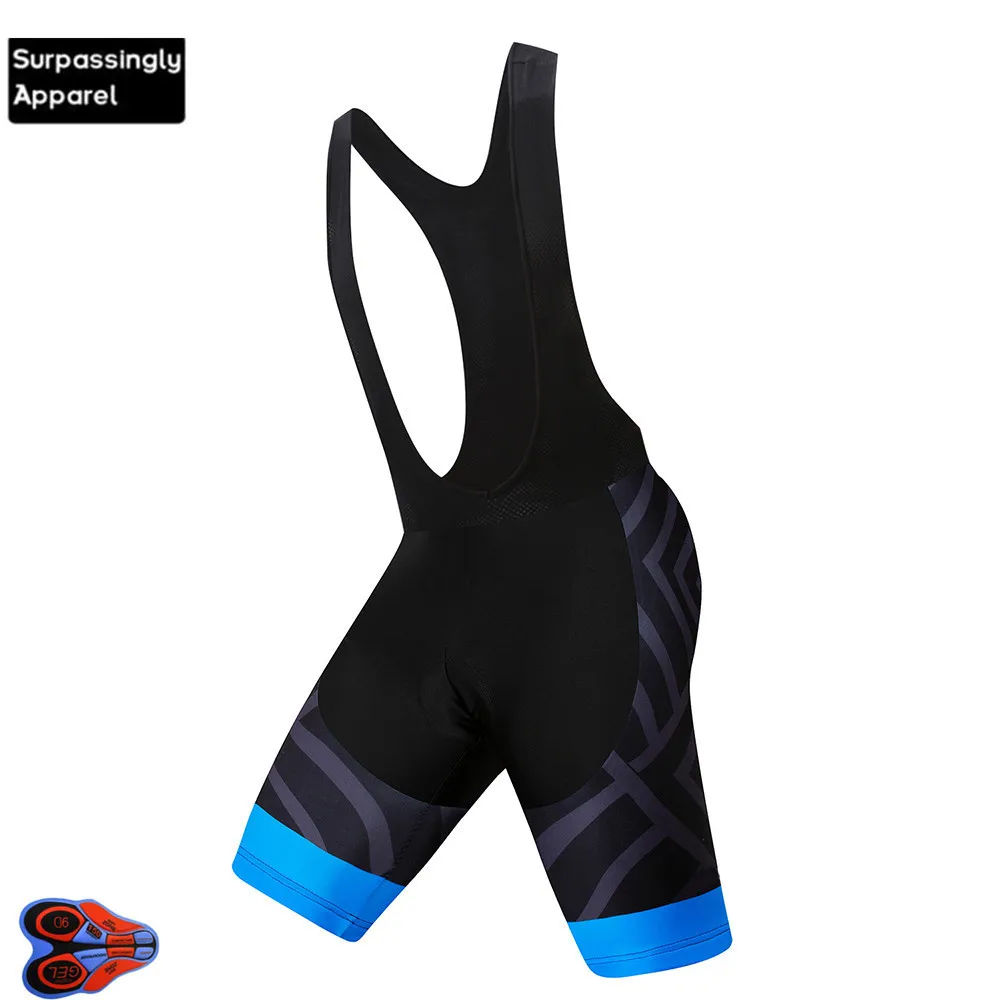 

Summer Pro Cycling Bib Shorts Blue Frame 16D Gel Padded Shorts 2019 Team Cycling Coolmax Quick Dry Mountain Culotes Ciclismo