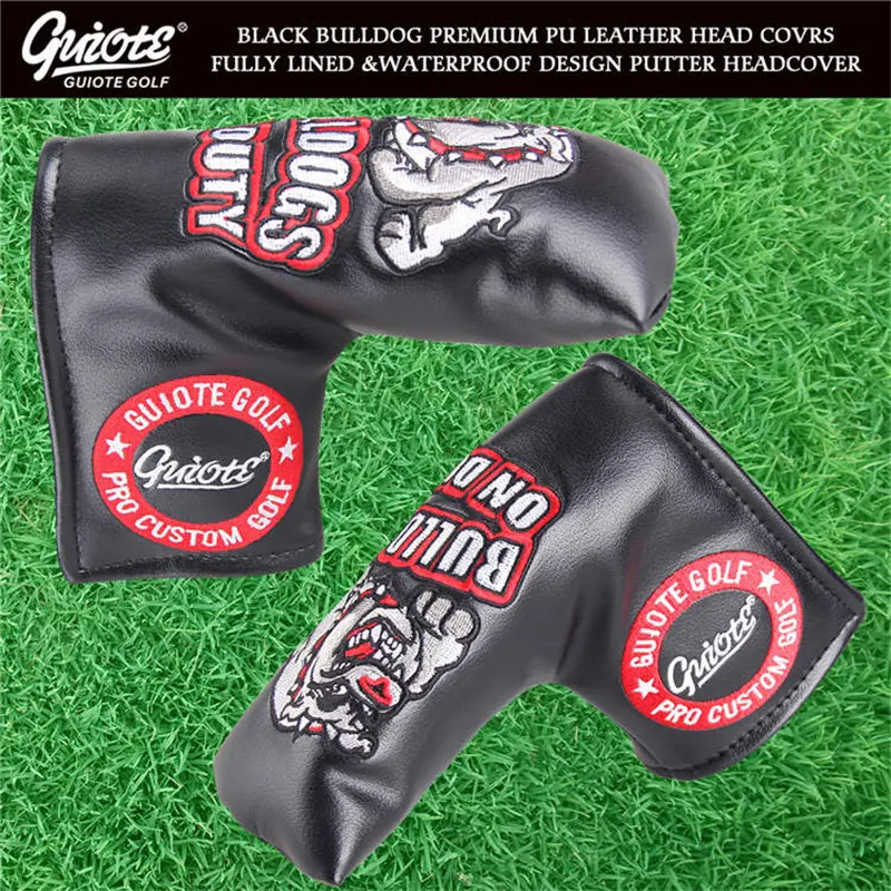 [3 цвета] Bulldogs On Duty Golf Blade Putter покрытие из синтетической кожи Для Гольфа Головные уборы спортивные аксессуары для гольфа новинка подарок