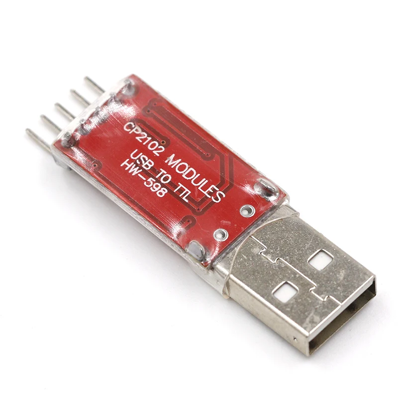 CP2102 модуль USB для ttl Серийный UART STC кабель для загрузки PL2303 супер кисть линия обновления(красный