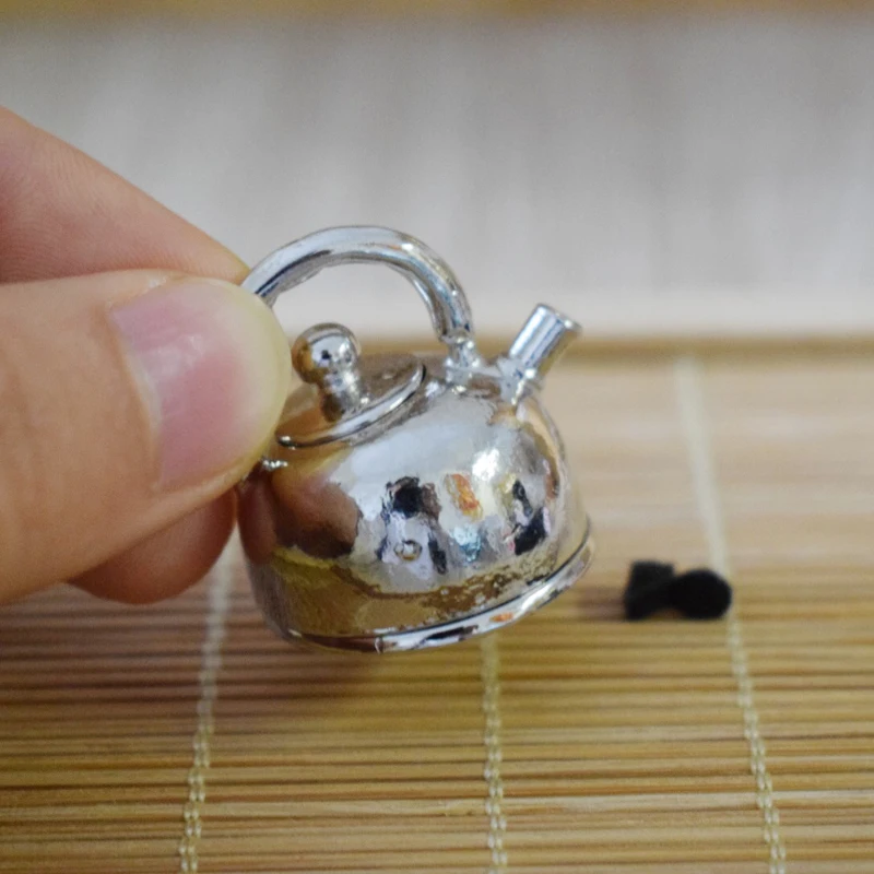 1 шт. миниатюрный кукольный домик 1/12 чайник игра кухонные игрушки