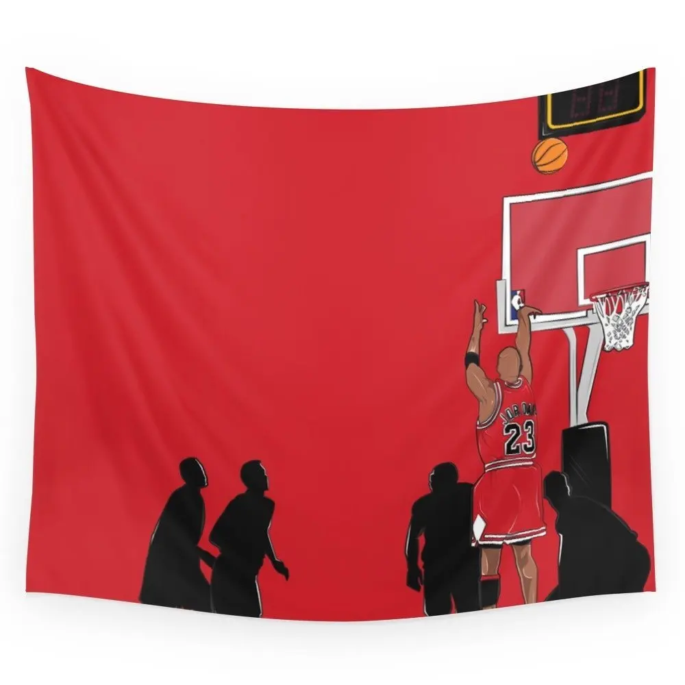 Jordan Last Shot Wall Tapestry Beach Towel Polyester Blanket Yoga Shawl Matin Tapestry from