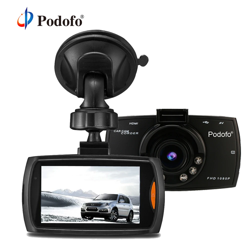 Podofo Car DVR font b Camera b font 2 7 G30 Full HD 1080P 170 Degree