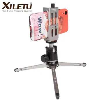 

XILETU High Beading Mini Tabletop Lightweight Bracket Stand Tripod for Cameras Smartphones DSLRS With Detachable Ball head