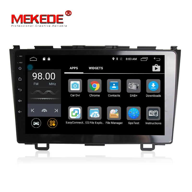 Cheap 9inch Android7.1 Quad Core Car Radio Gps navigation DVD car multimedia player for Honda CR-V CRV 2007 2008 2009 2010 2011 1