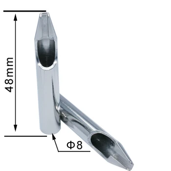 

YILONG 6PCS 5F High quality Stainless Steel Tattoo tips Assorted Tips Kit for Tattoo Machine
