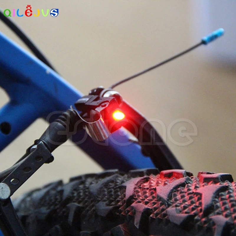 

Portable Brake Mini Bike Light Mount Tail Rear Bicycle Led Light Cycling Button Battery Power Supply High Quality