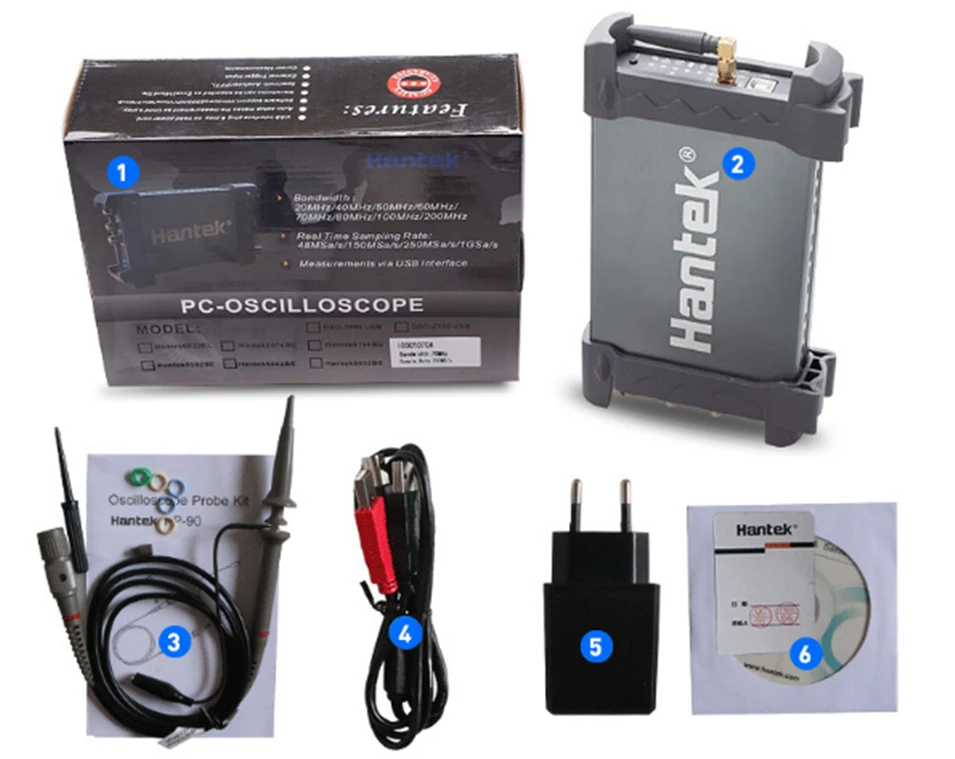 Hantai IDS1070A oscilloscope virtual oscilloscope 2 channel 70MHz250MSa