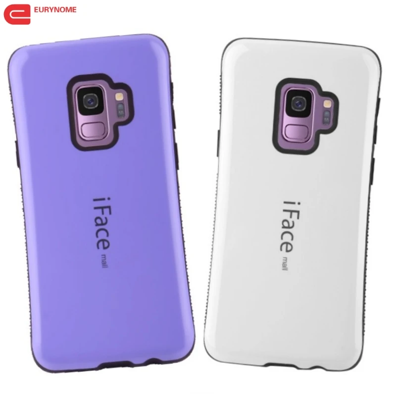 

Shockproof Case For Samsung Galaxy S9 Plus S9 Cover Iface Mall 360 Full Protect Anti-Skid TPU Cover For Samsung Galaxy S9 Case
