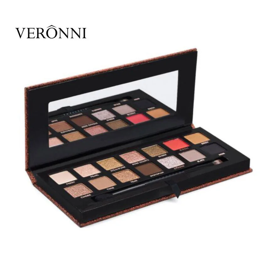 

New 2018 Miss Eye Makeup Collection Sultry Gleam Glow Palette Face Highlighter Bronzer Sweet 14 Color Eyeshadow Palette