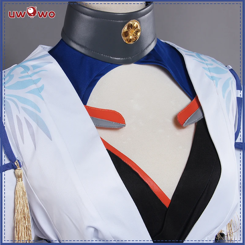 UWOWO Kaga Azur Lane Cosplay Anime Azur Lane Costume Kaga Fox Kimono Cosplay Costume Women