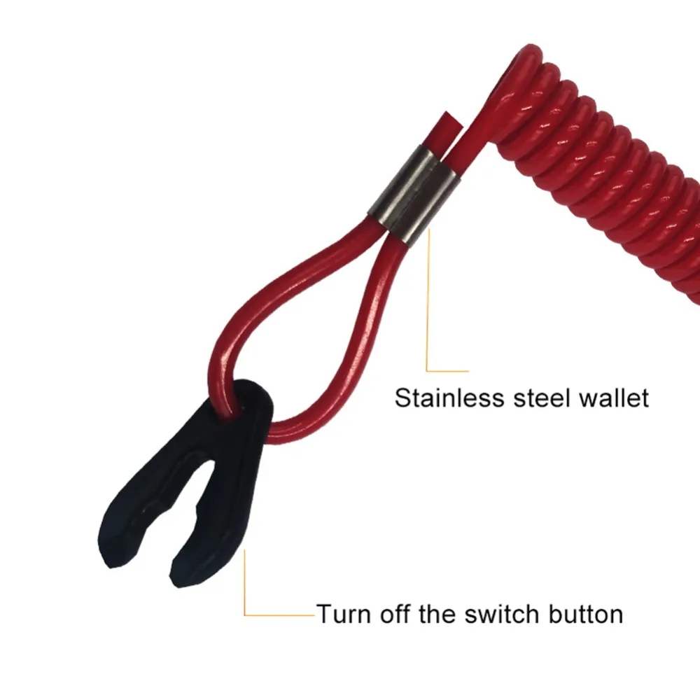 Универсальный лодочный подвесной моторный шнур, аварийный выключатель, трос