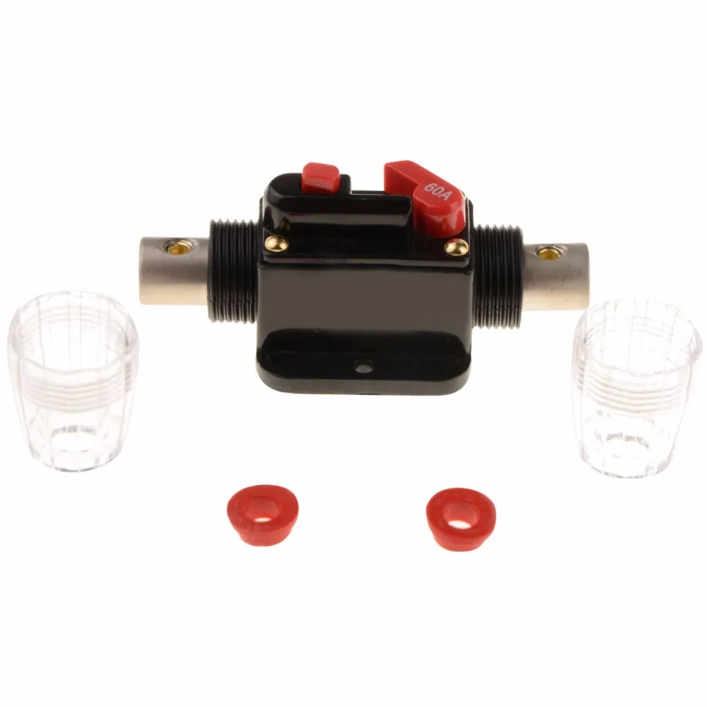 

12V-24V 20A 30A 40A 50A 60A 80A 100A DC Auto Car Bike Stereo Audio Circuit Breaker Reset Fuse Inverter