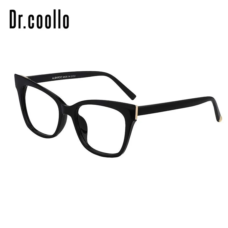 Dr. coollo оправа для глаз кошачий сексуальные очки близорукости прозрачные очков
