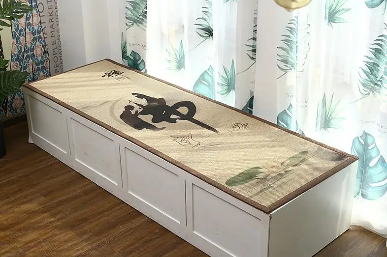 Tatami Window Mat Sill Pad Bay Window Blanket Japanese Style Bamboo
Carpet Rug Home Living Room Bedroom Balconies Mat Rectangle