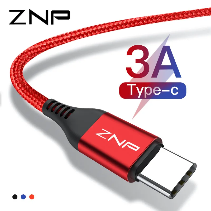 Buy ZNP 3A USB Type C Cable For Xiaomi Redmi Note 7