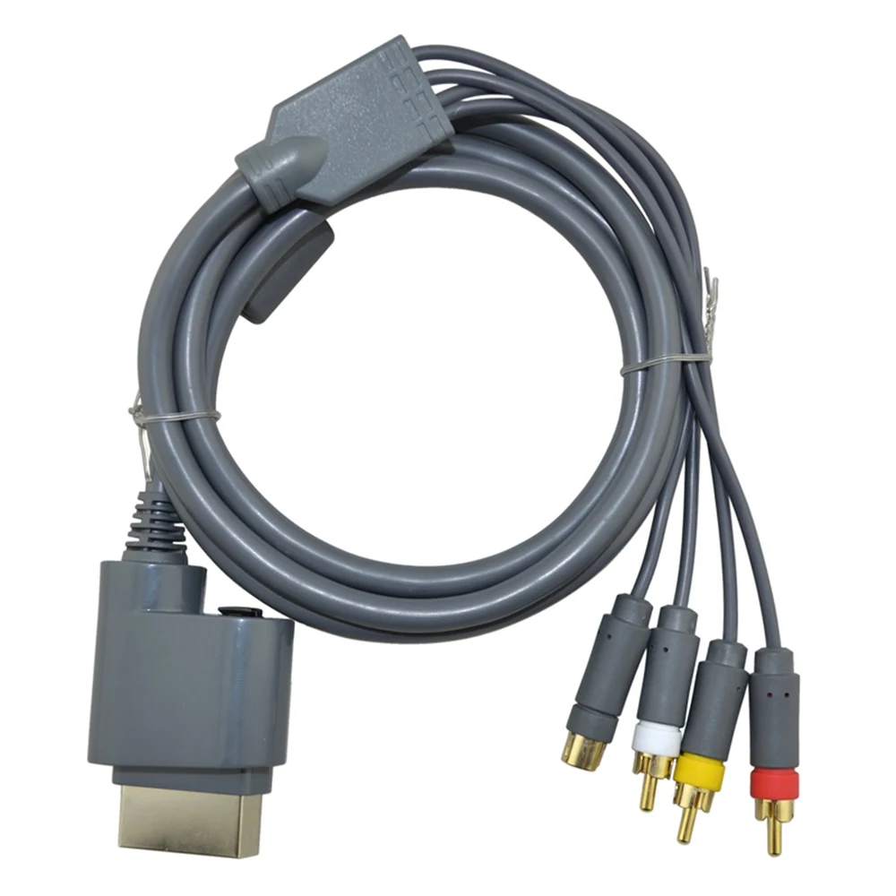 10pcs S-Video AV Cable Audio Video cable Lead for Microsoft Xbox 360 game console | Электроника