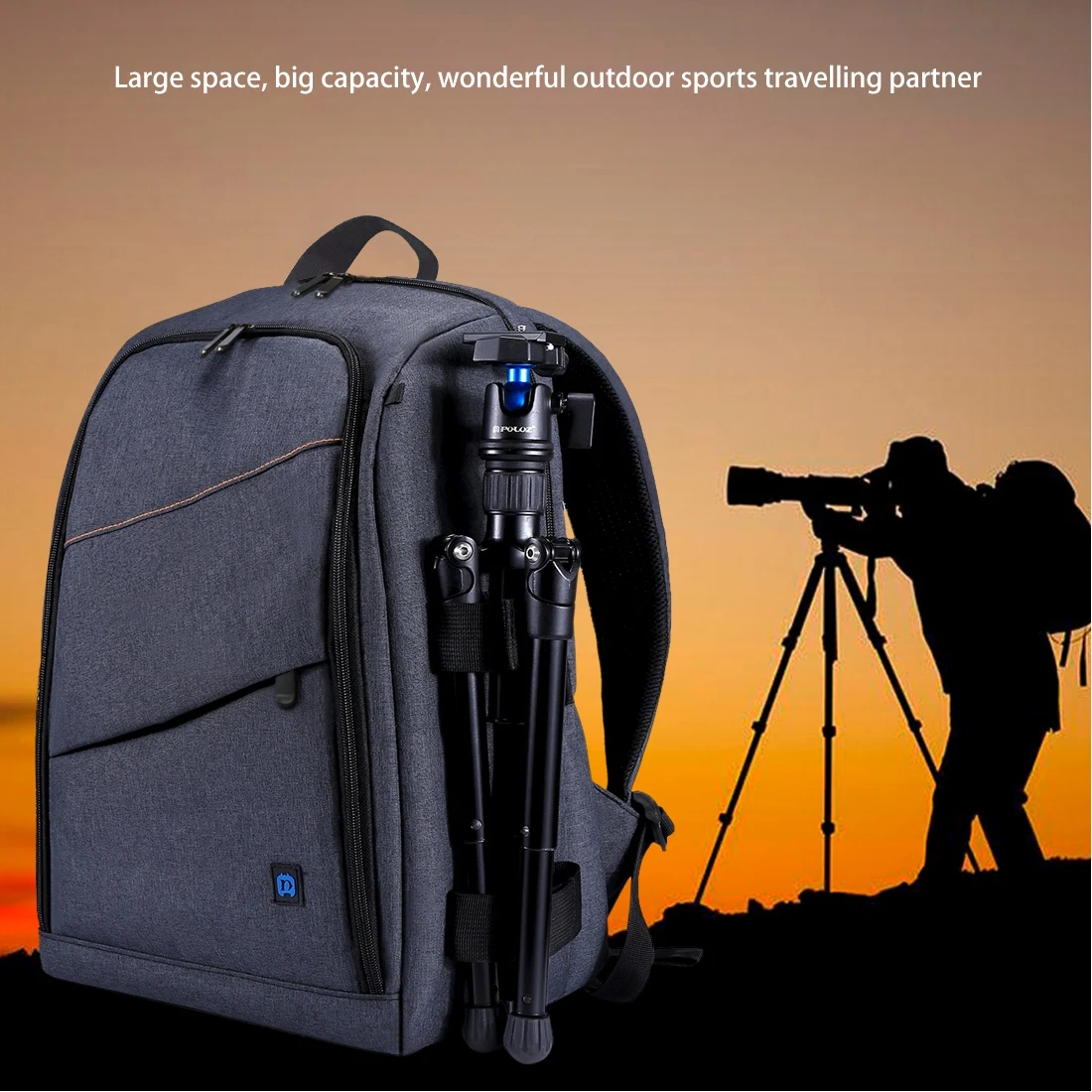 

2019 New Multi-functional Camera Backpack Video Digital DSLR Bag Waterproof Outdoor Camera Photo Bag Case for Nikon DSLR D20