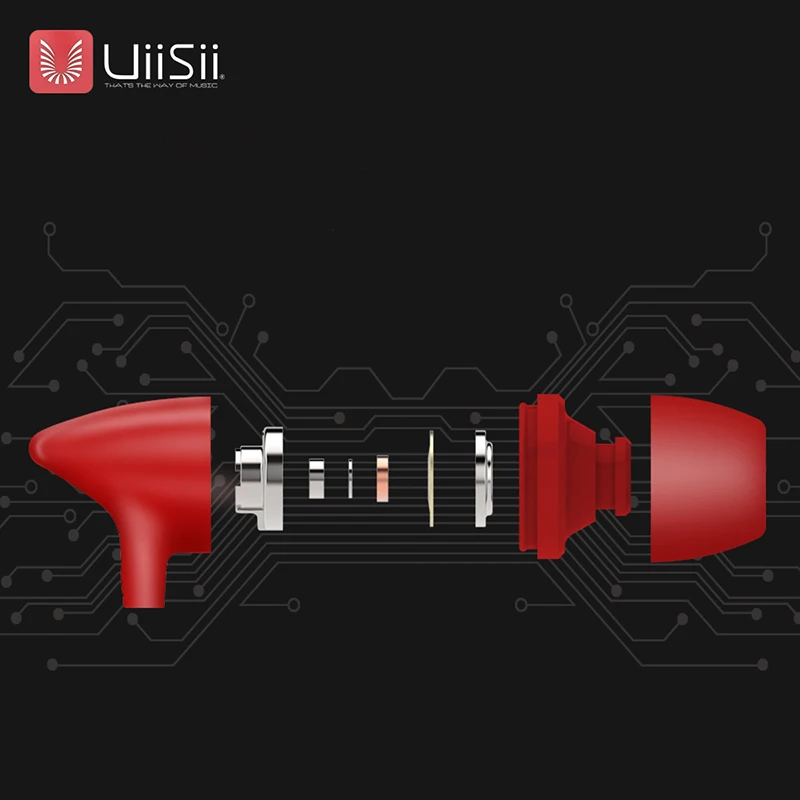 Оригинальные наушники Uiisii C100 Devil в ушах музыкальная Студенческая гарнитура с