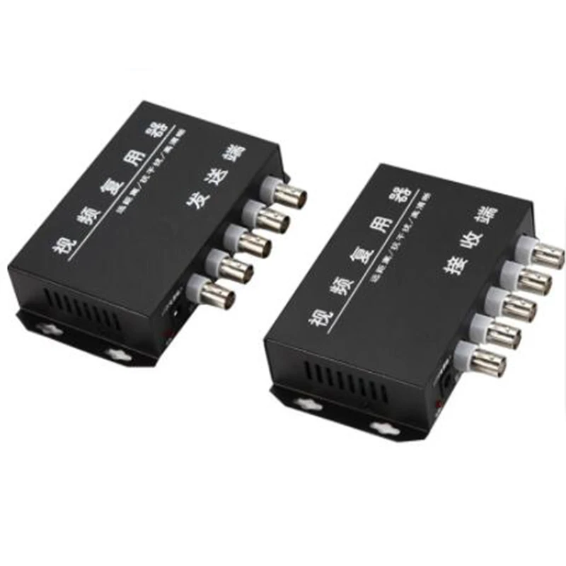 

1 pair 4 Channel Video Multiplexer with Common-Cable Transmission for CCTV Security Camera by Coaxial Cable