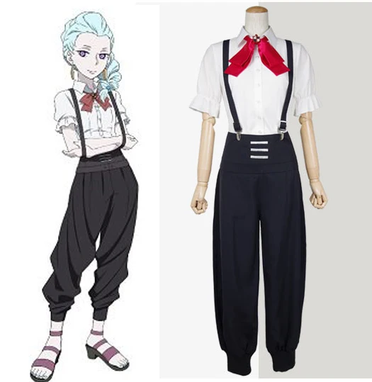 Download Death Parade Death Billiards Nona Cosplay Costume Shirt Pants Tie Free Get Wallpaper Death Parade Death Billiards Nona Cosplay Costume Shirt Pants Tie For iPhone Free