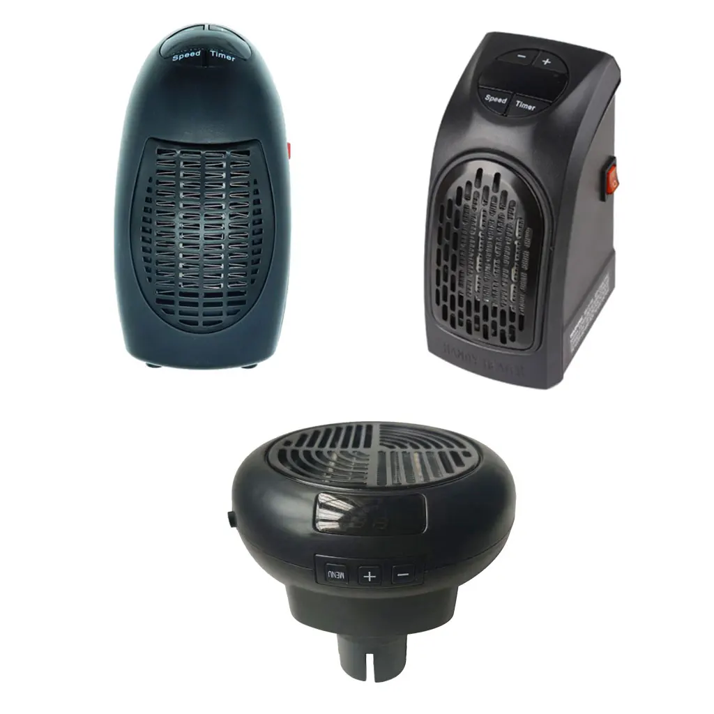 

220V 400W Wall-Outlet Mini Practical Portable Heating Fan Electric Heater Home Room Space Wall Socket Heater Fan Air Heater