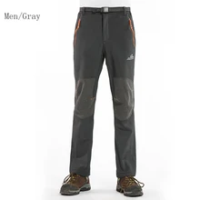 Новые осенне-зимние походные брюки, мужские/женские ветрозащитные водонепроницаемые флисовые брюки для альпинизма, походные лыжные брюки
