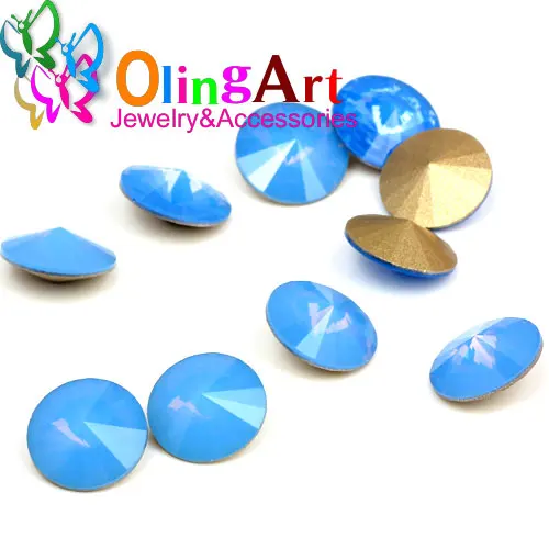 OlingArt 16 шт. Puntsteen кристалл риволи(12 мм) 5 штук(Кристалл Блеск) DIY Браслеты Ювелирные ожерелья с кулоном решений - Цвет: JDSZ 033 16PCS