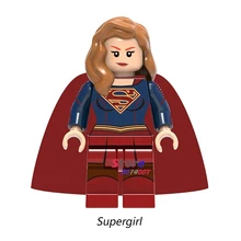 Single Ninja DC Comics Justice League Superman Batman The Flash Supergirl Superwoman building blocks bricks toys for children