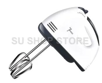 7 Speed Dough Hand Mixer Egg Beater Food Blender Multifunctional Food Processor Ultra Power Electric Kitchen Mixer 150W