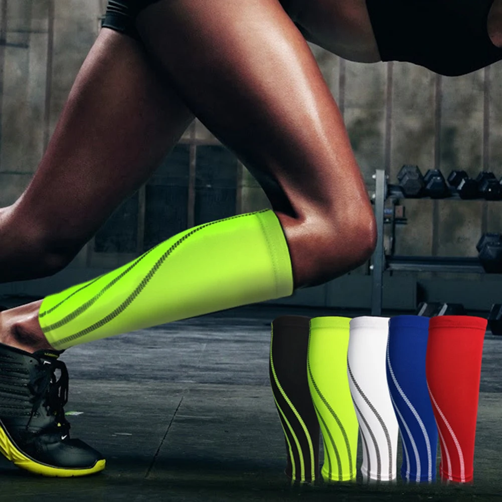 

1Pc Durable Basketball Kneeling Breathable Leg Sleeve Sock Sports Running Football Calf Support Brace Unisex