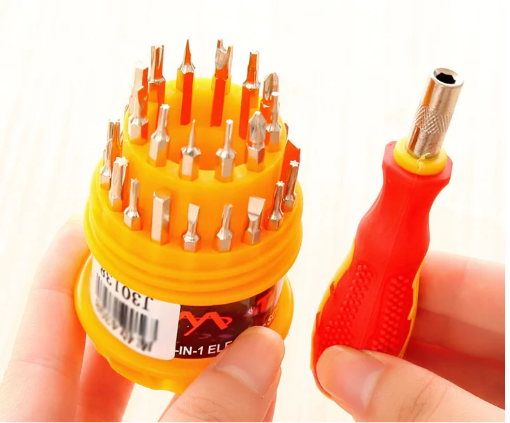 

31 in 1 Precision Multi function Screwdriver Set Tool Hexagon Slotted Phillip Hex Star plum cross Miniature triangular screw