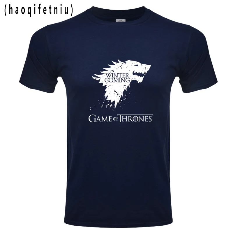 Мужская футболка с принтом Игры престолов таргариен Fire &amp Blood тонкая спортивная