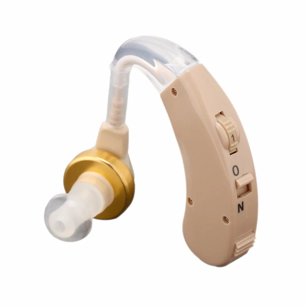 Small Hearing Aid Sound Voice Amplifier Ear Hearing Aids Kit Adjustable Behind Ear Sound Enhancer Ear Care For the elderly deaf