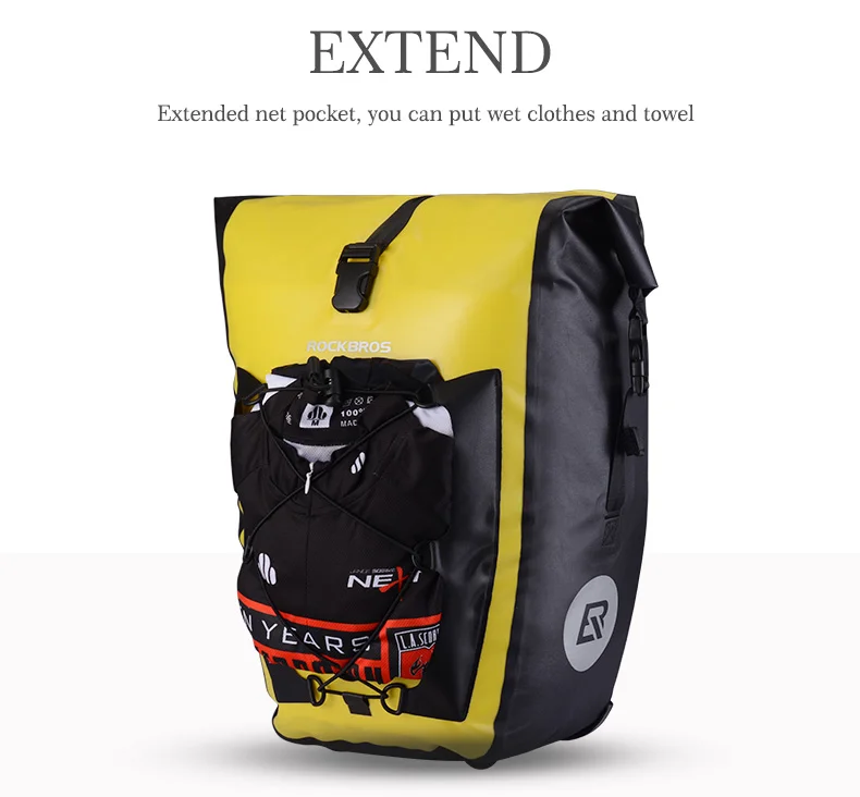 Perfect ROCKBROS Waterproof Bike Bag 27L Travel Cycling Bag Basket Bicycle Rear Rack Tail Seat Trunk Bags Pannier MTB Bike Accessories 6 Perfect ROCKBROS Waterproof Bike Bag 27L Travel Cycling Bag Basket Bicycle Rear Rack Tail Seat Trunk Bags Pannier MTB Bike Accessories 6