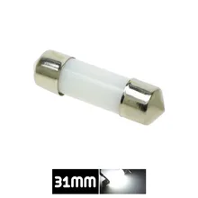 31 мм светодиодный белый светильник s купол с фестонами чтение карт интерьер нитевидные COB светодиодный светильник DE3175 DE3022 лампы(AC/DC 12 V