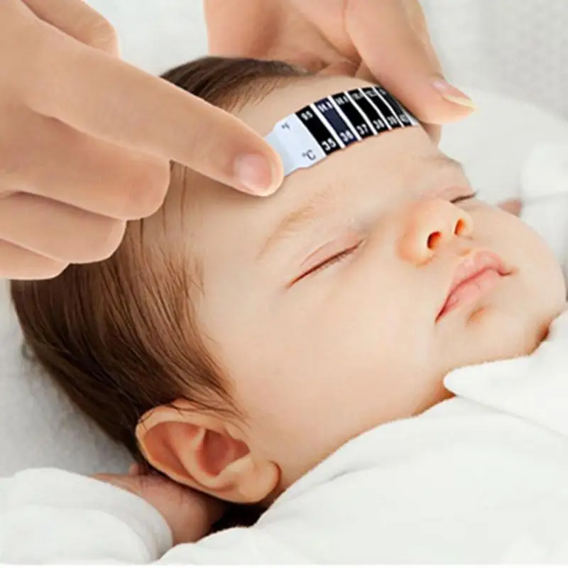 

Baby Thermometer Reusable Flexible Toddler Forehead Care Health Monitors