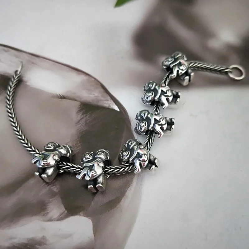 Newly Married Couple Newlyweds Charm Beads Fits Troll Authentic Bracelet Silver 925 Charms Sterling Silver Jewelry For Women (2)