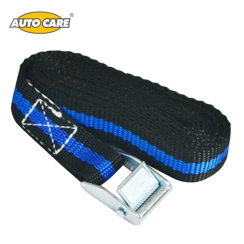 

Auto Care 2pcs Pack Cam Tie Down Strap CARGO Lash Luggage Bag Belt Metal Buckle Car Trunk Baggage Adjustable Tensioning Straps