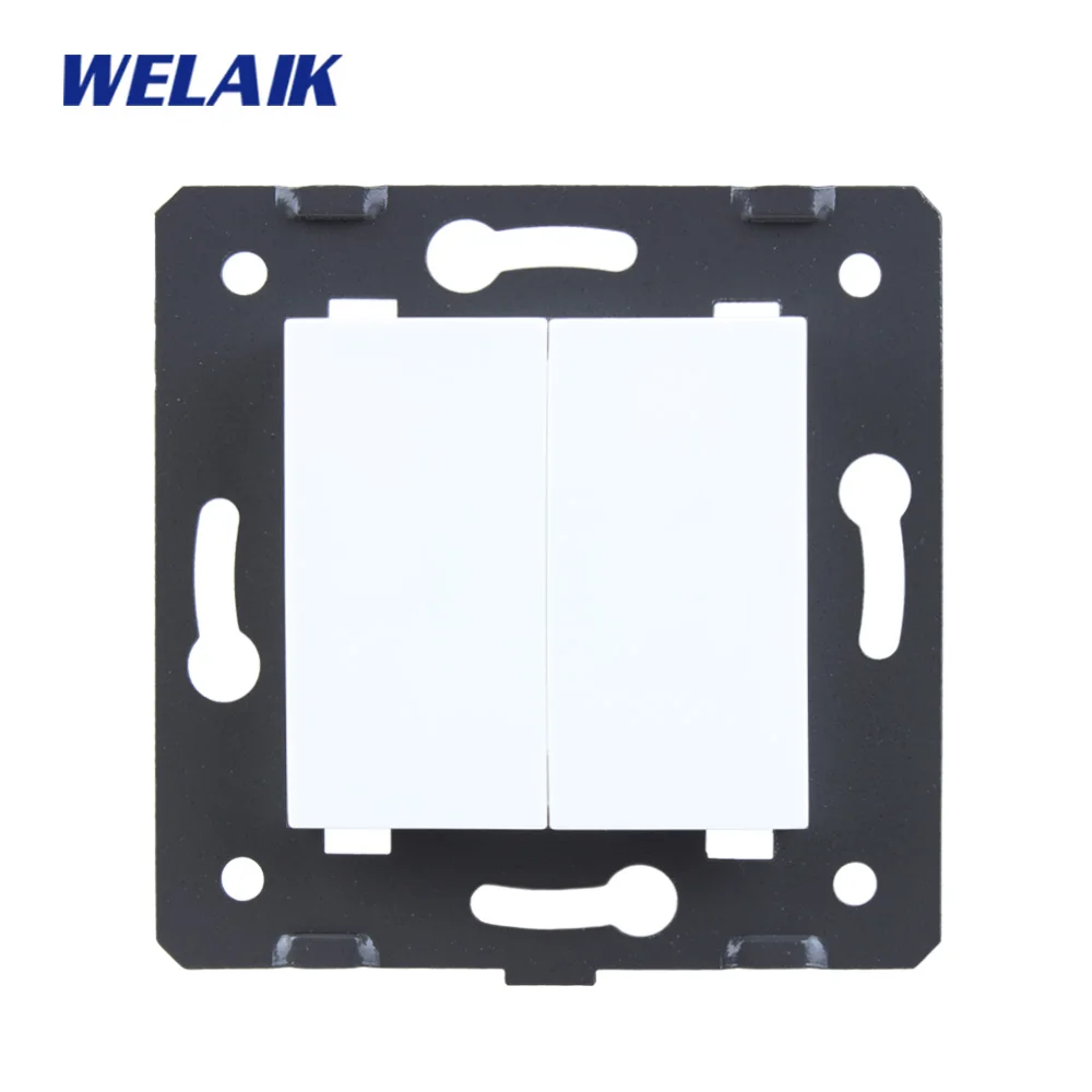 WELAIK EU-standard DIY-запчасти-настенная розетка-части-без стекла-панель A8BKW/B
